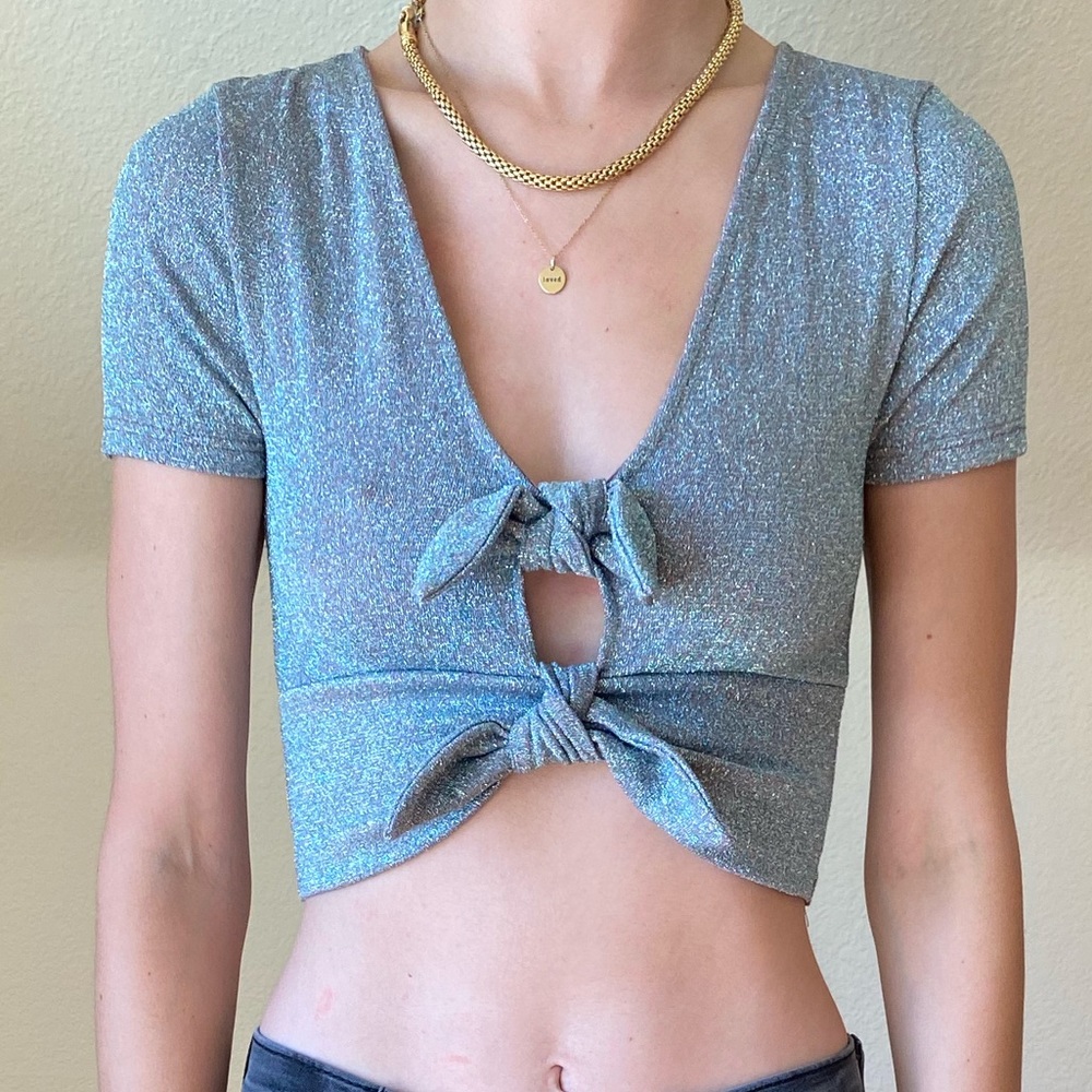 Sparkle crop top